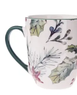 Hrnčeky a šálky Vianočný porcelánový hrnček Needles, 350 ml
