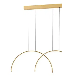 Svietidlá Viokef Lighting LED luster na lanku MEGAN LED/39W/230V zlatý 4303100