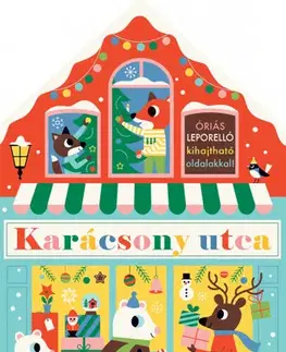 Leporelá, krabičky, puzzle knihy Karácsony utca - Jonathan Emmett