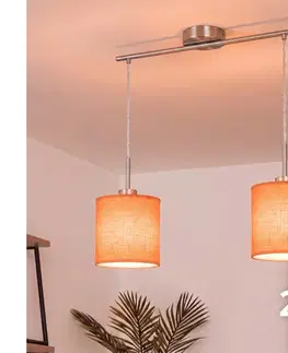 Svietidlá BRILAGI - LED luster na lanku NUBILA 2xE27/60W/230V oranžový EG32519+2xBG2453