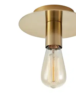 Svietidlá Markslöjd 108541 - Stropné svietidlo PIATTO 1xE27/40W/230V zlatá 108541