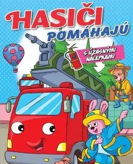 Nalepovačky, vystrihovačky, skladačky Hasiči pomáhajú