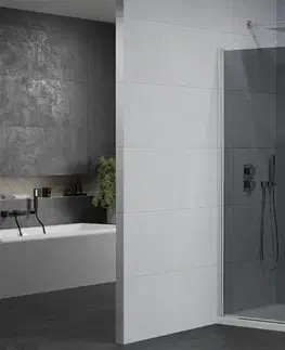 Vane MEXEN/S - Pretória sprchovací kút 90x110, grafit, chróm + sprchová vanička vrátane sifónu 852-090-110-01-40-4010