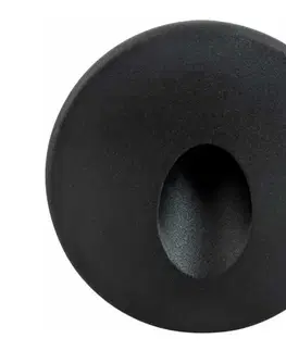 LED osvetlenie Greenlux Vonkajšie schodiskové svietidlo DECENTLY LED/1,5W/230V IP44 čierna 