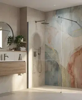Sprchové dvere REA/S - Sprchová zástena Flexi Transparent / Titan 100 KPL-K99462