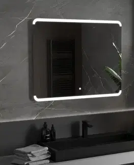 Kúpeľňové zrkadlá MEXEN - Nida zrkadlo s osvetlením 100 x 80, LED 600 9806-100-080-611-00