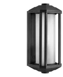 Svietidlá Elstead Quintiesse QN-CASTELLE-M-BLK - Vonkajšie nástenné svietidlo CASTELLE M 1xE27/60W/230V IP44 čierna QN-CASTELLE-M-BLK