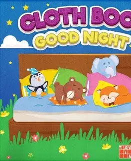 Leporelá, krabičky, puzzle knihy Dobrú noc - látková knižka