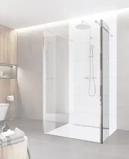 Sprchovacie kúty Mereo Bočný diel pre WALK IN, Novea, 35 x 200 cm, chróm ALU, sklo Číre CK10635S