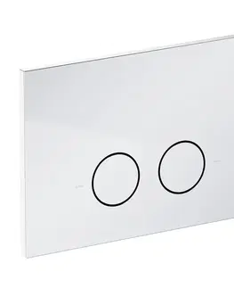Záchody OMNIRES - Set: STRONGFRAME podomietkový rám + STEEL-R45 splachovacie tlačidlo, chróm lesk STFWC1R45-RCR
