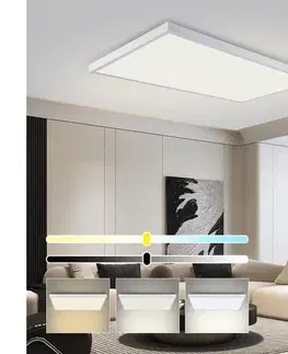 Svietidlá BRILAGI-LED Stmievateľné kúpeľňové svietidlo FRAME SMART LED/96W/230V IP44 biele+DO BRI645