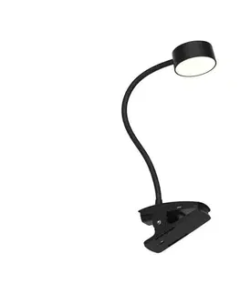 Lampy Top Light-LED, dotykovo stmievateľná stolná lampa s klipom BELLA, LED 4,8 W/5 V, 3000–6500 K, čierna Bella KL C
