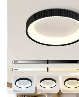 Svietidlá BRILAGI - Stmievateľné LED stropné svietidlo FALCON MODERN LED/54W/230V 60 cm čierne +DO BRI501