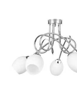 Svietidlá Keter Lighting Prisadený luster TWIST WHITE 5xE14/40W/230V 2073