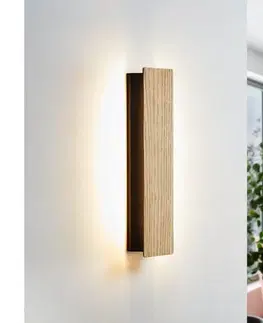 Svietidlá Eglo 901741 - LED Nástenné svietidlo ZUBIALDE LED/12W/230V 3000K hnedá 901741