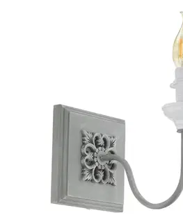 Svietidlá Eglo 33002 - Nástenné svietidlo 1xE14/40W/230V sivé 33002