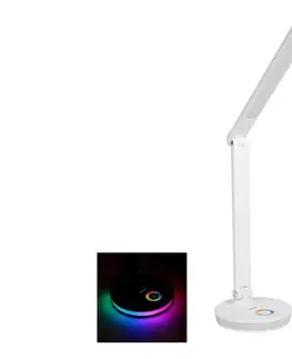 Lampy  LED RGBW Stmievateľná stolná lampa s funkciou powerbanky LED/12W/5V 2800-6000K biela PDL400RGBW