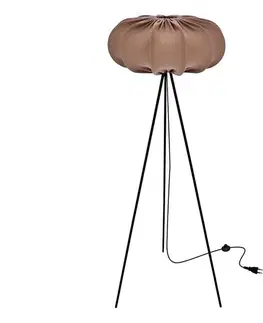 Lampy  Stojacia lampa CAFEE 1xE27/40W/230V hnedá/čierna 51-42026