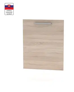 Kuchynské dolné skrinky KONDELA Nova Plus NOPL-088-00 dvierka na umývačku 59,6x72,2 cm dub sonoma