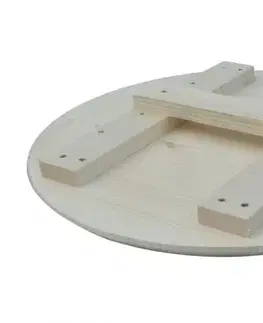 Pokrievky Kinekus Pokrievka priemer 62,5cm drevená na 80l a 100l kotol smalt