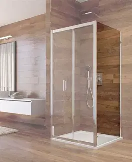 Sprchovacie kúty Mereo Lima pevný diel k lietacím a zalamovacím dverám, 80x190 cm, sklo číre CK10513K
