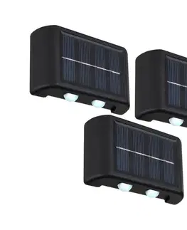 Svietidlá Globo 36492-3 - SADA 3x LED Solárne svietidlo SOLAR LED/0,8W/3V 6500K IP44 36492-3