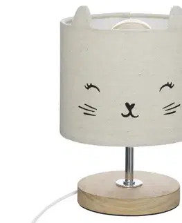 Lampy Atmosphera - Detská stolná lampa TOXEY 1xE14/25W/230V mačka 174004A