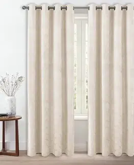 Závesy do spálne Záves na priechodkách ADA YC12081/240G/M2/39/140X250 krémový