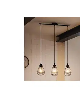 Svietidlá Eglo 94189 - Luster TARBES 3xE27/60W/230V 94189