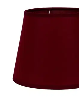 Lampy  - Tienidlo k stojací lampě CLASSIC L E27 pr. 38 cm vínová 87282