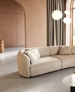 Veľké pohovky DELIFE Pohovka Mairi 330x160 cm manšester béžová