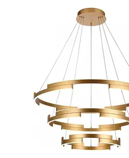 Svietidlá Redo 01-3181 - LED Stmievateľný luster na lanku CASTLE LED/80W/230V zlatá 01-3181