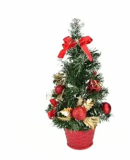 Vianočné dekorácie Vianočný stromček Growell červená, 35 cm