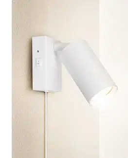Svietidlá  WO3002-W - Nástenné svietidlo CELE 1xGU10/30W/230V biela WO3002-W
