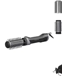Predlžovacie káble Rowenta - Teplovzdušná kefa BRUSH ACTIV 1000 W/230 V, čierna UB9534F0