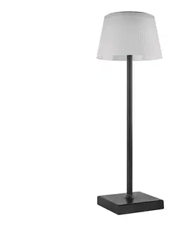 Záhradné lampy  Z7630B - LED Stmievateľná nabíjacia lampa KATIE LED/4W/10V 1800mAh IP44 čierna Z7630B