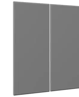 Kuchynské skrinky Čelo skrinky Luxeo F16-G80(72) tenký rám grey