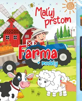 Pre deti a mládež - ostatné Maľuj prstom - Farma