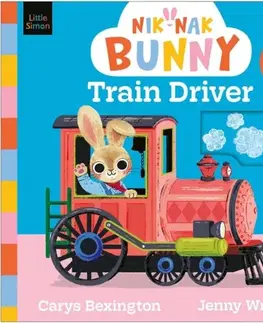 Leporelá, krabičky, puzzle knihy Nik-Nak Bunny: Train Driver - Carys Bexington