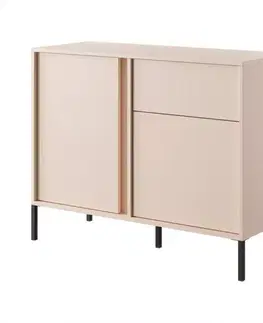 Komody do spálne Komoda DAST 103 2DS béžová