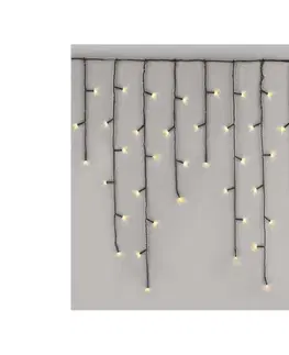 LED osvetlenie  LED vonkajší svetelný reťazec 200× LED, 8 režimov, 8,6 m, IP44, teplá biela D4CW01