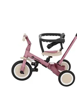 Odrážadlá Petite&Mars PETITE&amp;MARS - Detská trojkolka 5v1 TURBO Dusty Rose 613821