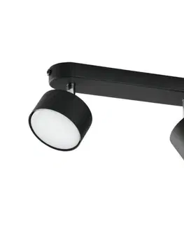 Svietidlá  Bodové svietidlo CLARK 2xGX53/10W/230V čierna 3403