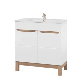 Skrinky do kúpeľne ArtCom Skrinka pod umývadlo BALI White 821 | 80 cm