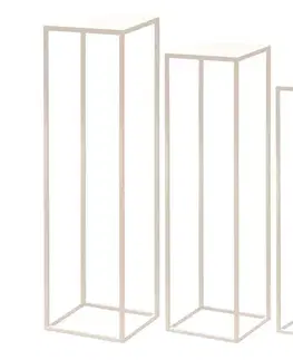Stojany na kvetiny Eglo 428004 - SADA 3x Stojan na kvety TATSUNO krémová 428004