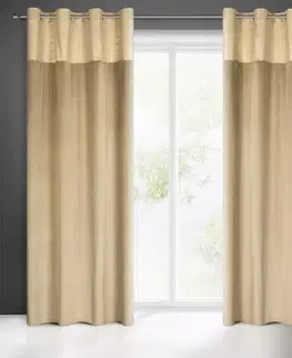 Závesy do spálne Záves ELEN 140x250 na priechodkách 388775 EUROFIRANY