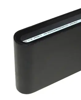 Svietidlá  LED Vonkajšie nástenné svietidlo FLOW LED/3W/230V IP54 čierna SKU013063
