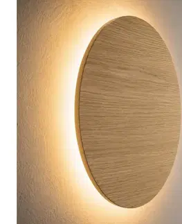 Svietidlá  Nástenné svietidlo LUNA 4xG9/8W/230V pr. 30 cm dub 11212