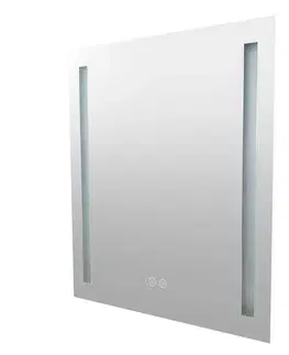 Kúpeľňové zrkadlá Mereo Zrkadlo 60x80 cm s LED osvetlením a odhmlievaním CN154