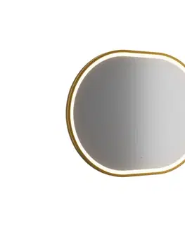 Zrkadlá ArtCom LED zrkadlo APOLLO 2 | zlatá 90 x 70 cm